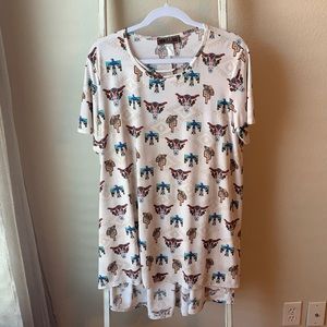 Western print Tunic